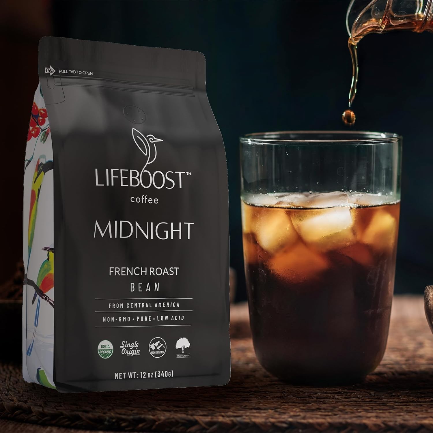 Lifeboost Coffee Midnight French Roast Bean - New ☕ gallery