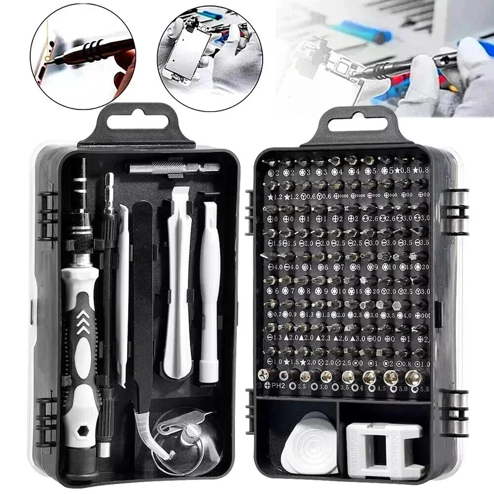 122 in 1 Precision Screwdriver Set Computer Repair Tool Kit Acssart Magnetic Bit gallery