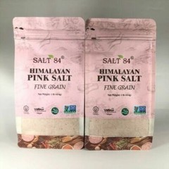 Authentic | Salt 84 | Himalayan Pink Salt Vegan Kosher Halal | 1 lb X 2