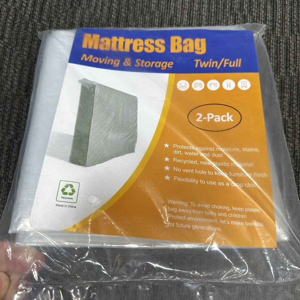 ComfortHome Mattress Bag for Moving and Storage, Twin and Full Size, 1 Pack