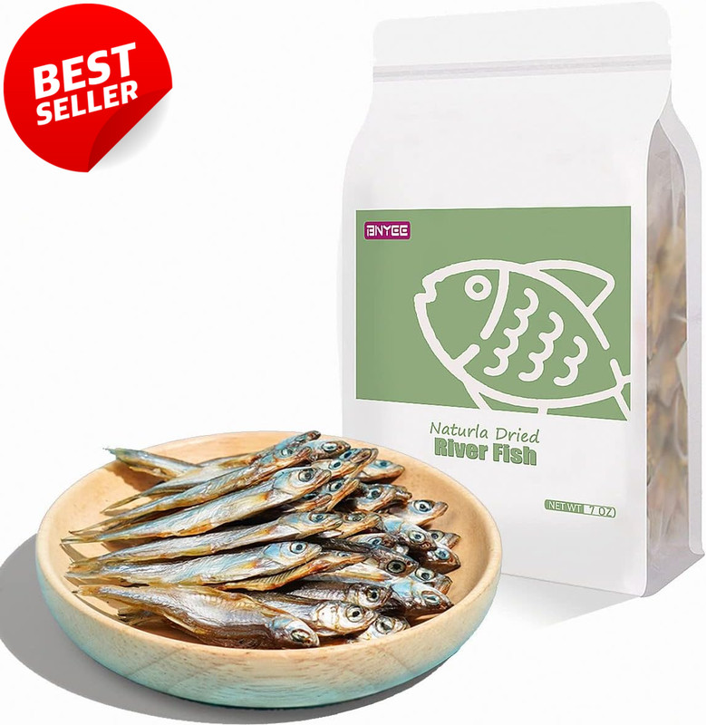 Dried River Fish 7 oz Natural Turtle Reptile Terrapin Tropical Food Treat - US gallery