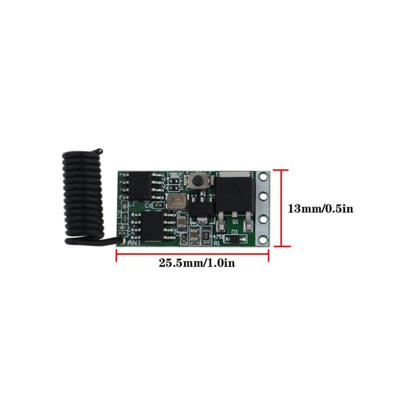 1CH LED DC 3.6V~24V Mini Wireless RF Remote Control Light Switch Receiver Module gallery