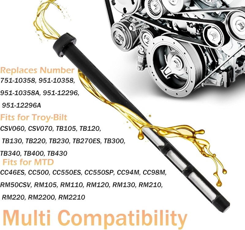 4-Pack Fuel Filter Compatible with Cub Cadet Lawn Mowers for Optimal Performance gallery