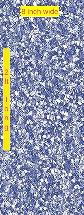 Pebble Design Vinyl Liner Swimming Pool Patch 8" x 2 Ft Floor Wall Repair Patch gallery