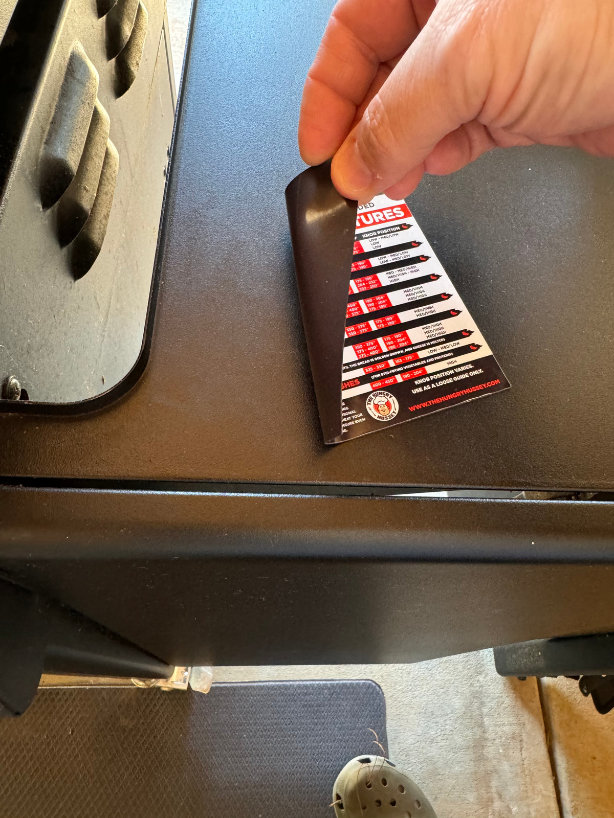 Griddle Temperature Magnet gallery
