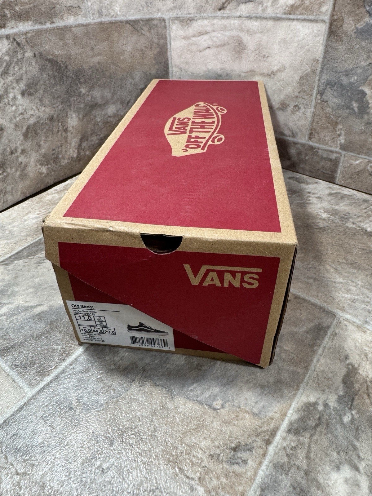 *Empty Box*Old Skool Vans Pewter/True White VNDA4BV5195 Size 11 Men, Empty Box gallery