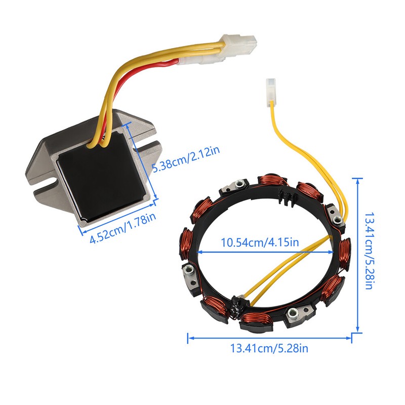 Stator Alternator For Briggs & Stratton 696458 592830 691064 10/16 Amp Regulated gallery