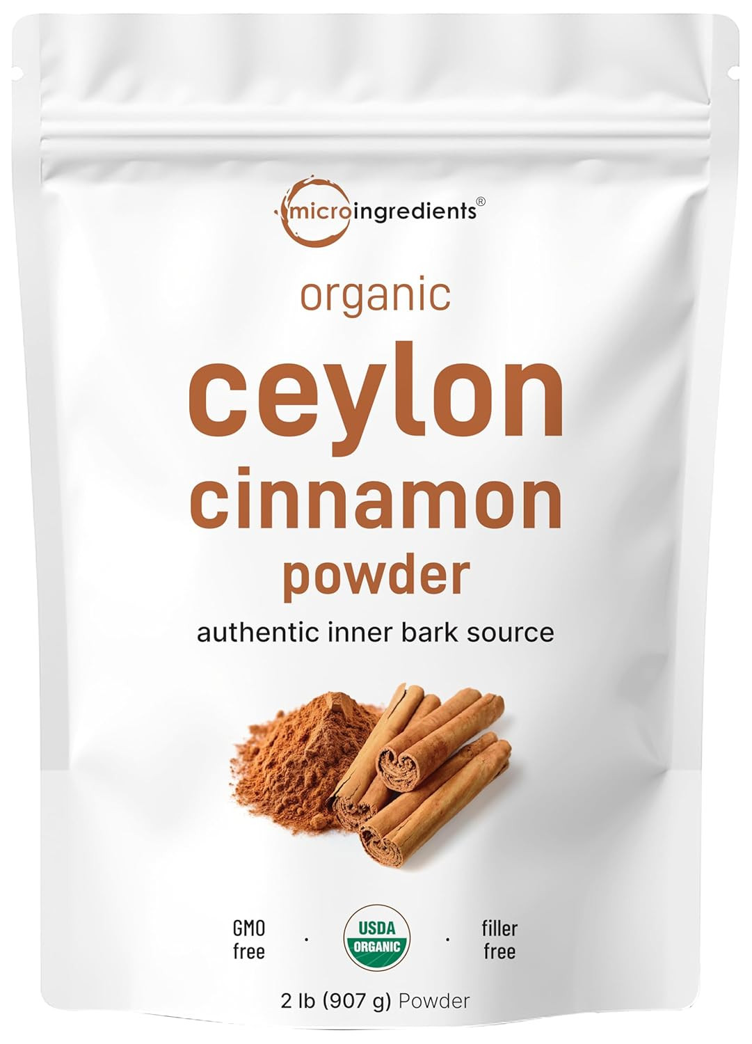 Micro Ingredients Organic Ceylon Cinnamon Powder, 2 Lb Sri Lanka Source | True C gallery