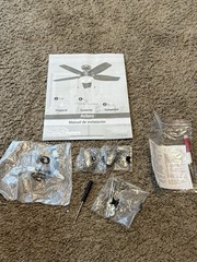 Hardware Set for REPLACMENT Hunter Antero 44 in. Hunter Express Ceiling Fan