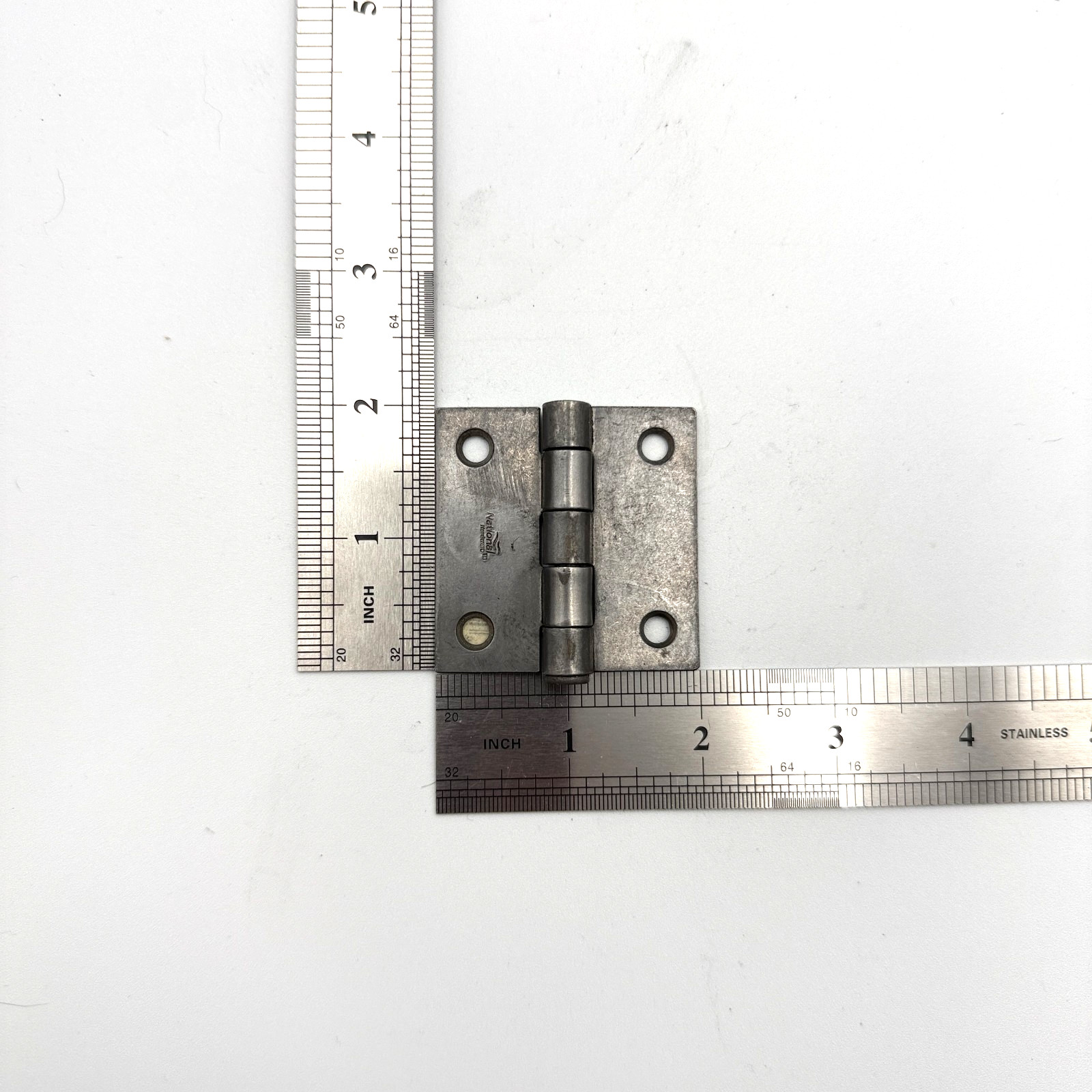 National Hardware 2” Steel Door Hinges SWL 38 lb N139-659 Utility Hinge Qty 4 gallery