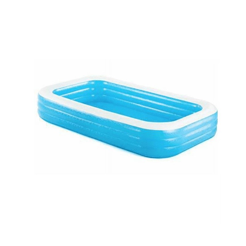 H2OGO! Blue Inflatable Rectangular Family Pool - 10' x 6' x 22" gallery