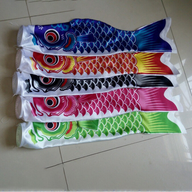 Large Size Windsock for Garden Koinbori Koi Nobori Japanese Carp Fish Flag gallery