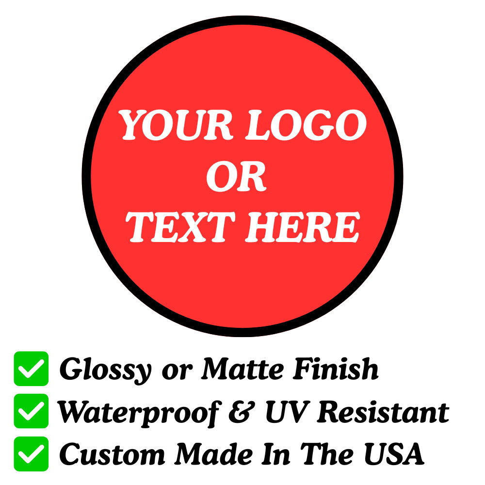 Custom Printed Stickers Logos Decals Waterproof Vinyl Die Cut Glossy Matte NEW gallery