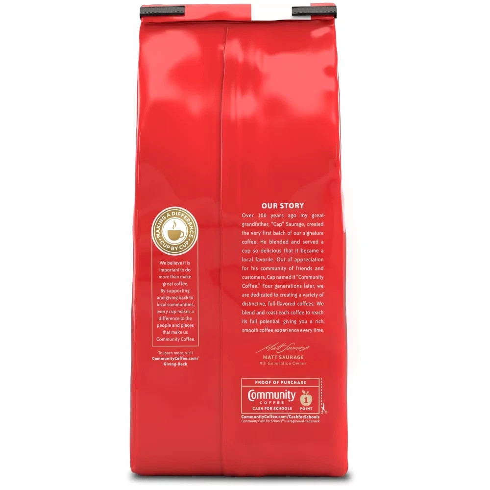 Community Coffee Coffee and Chicory Medium-Dark Roast Ground 12 oz Gable Top., gallery