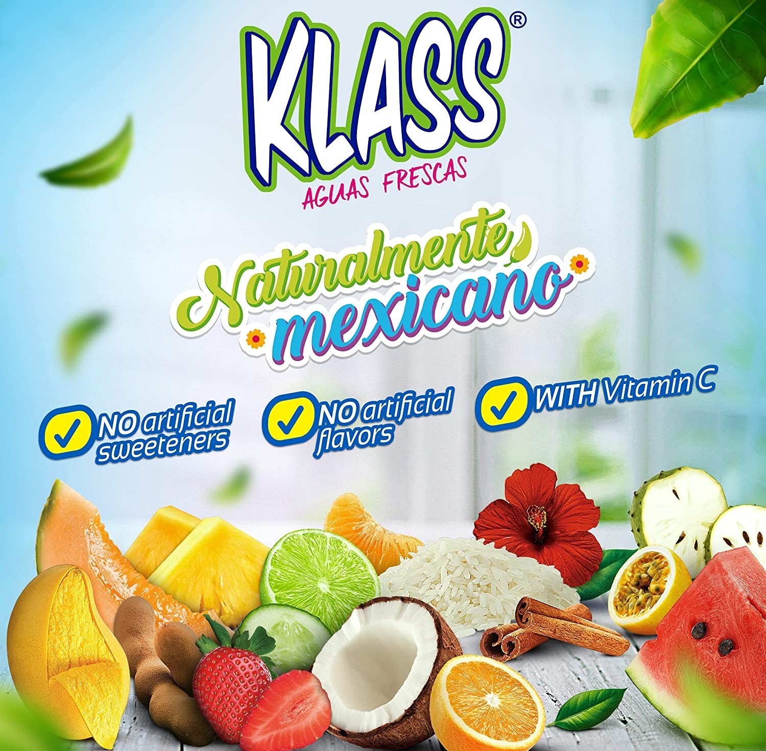 2 PACK KLASS LEMONADE (LIMON)NO ARTIFICIAL FLAVORS DRINK MIX 14.1 OZ EACH gallery