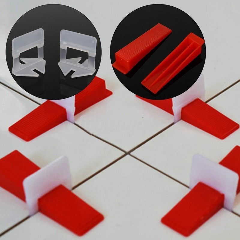 200-2000X Clip Tile Leveling System Kit Floor Wall 1/3mm Tile Spacer Tiling Tool gallery