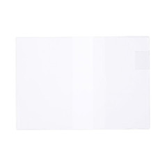 Delfonics Rollbahn Note Clear Cover: 5-1/2 in. x 7 in. (Clear) *for B6 / no note