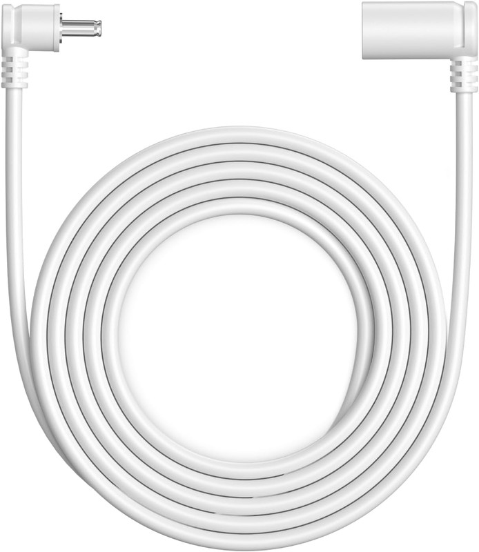 10 Ft. Barrel Plug Extension Cable - Compatible with Ring Solar Panel and Super gallery