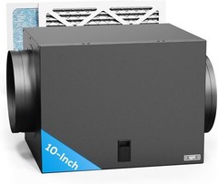 AITECAC 10″ Filter Box Efficient Box Fan Filter Duct Filter HVAC Air Filter Box