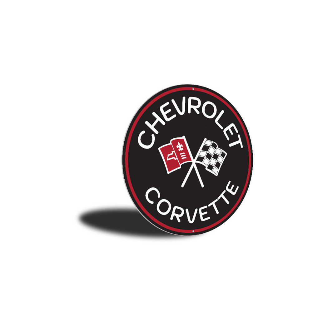 Chevy Corvette Car Decorative Sign, Custom Aluminum Sign gallery