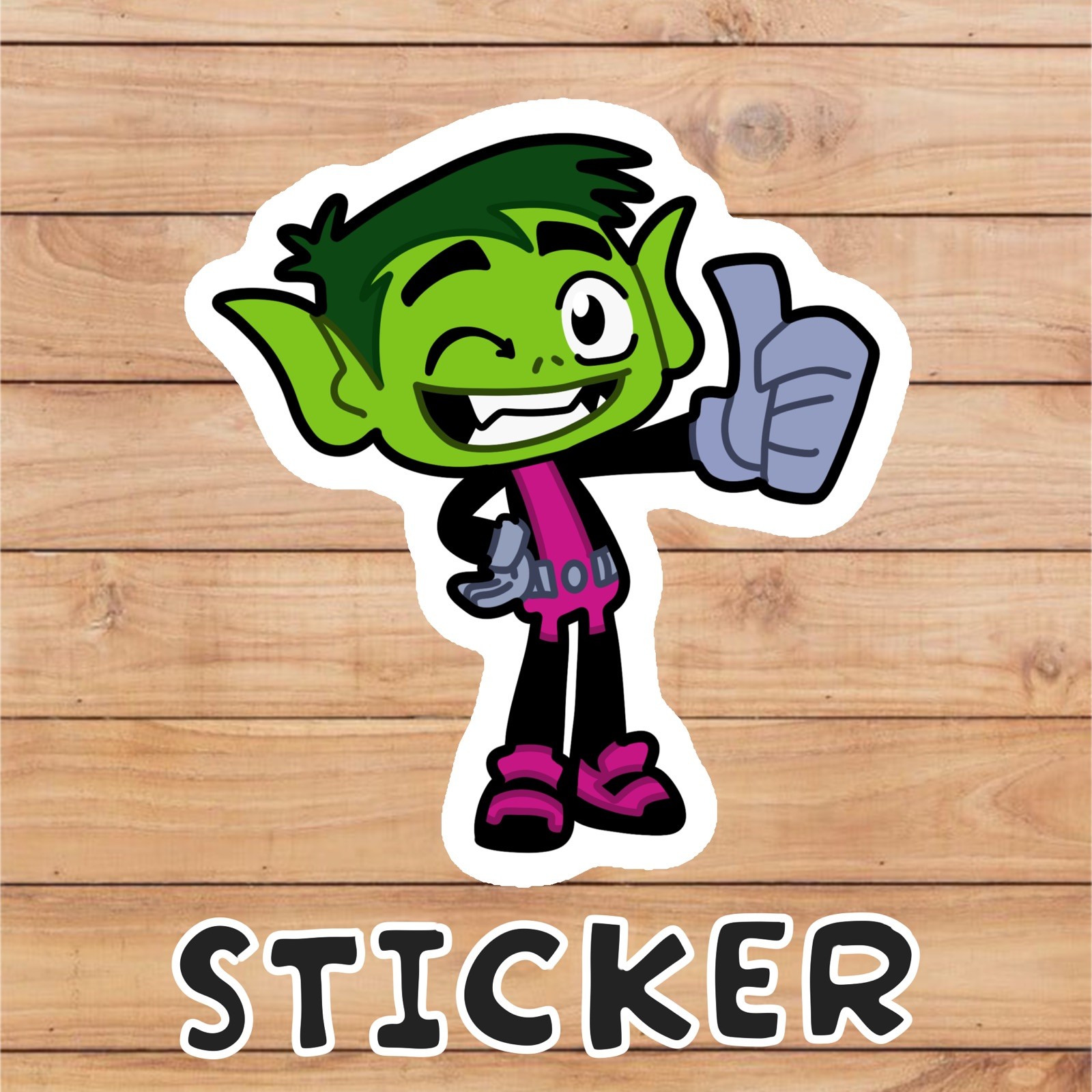 3 inches Sticker Decal, Multicolor - cartoon, tv show gallery