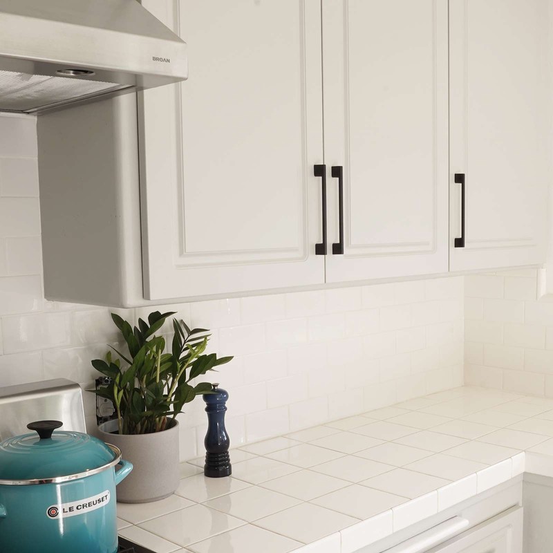 Black Modern Cabinet Handles Bar Pulls Kitchen Bathroom Drawer Hardware Aluminum gallery