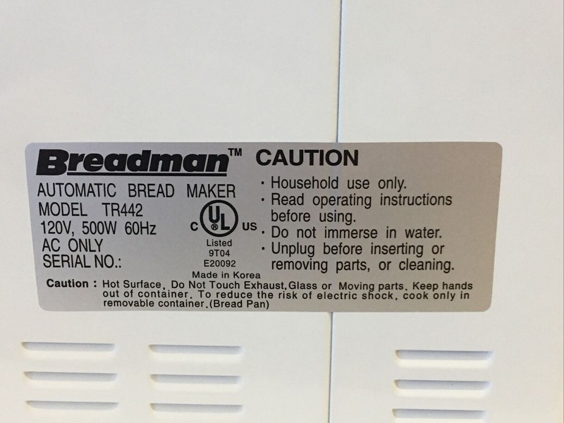 Used OEM Paddle for Breadman Bread Maker Models TR441 TR442 TR442SPR TR845 only gallery