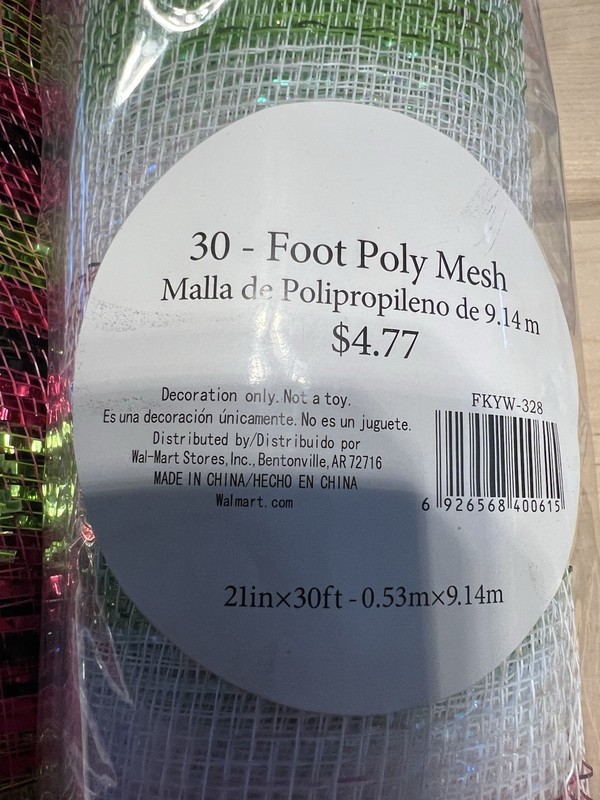 Deco Mesh Wreath Materials Bulk gallery