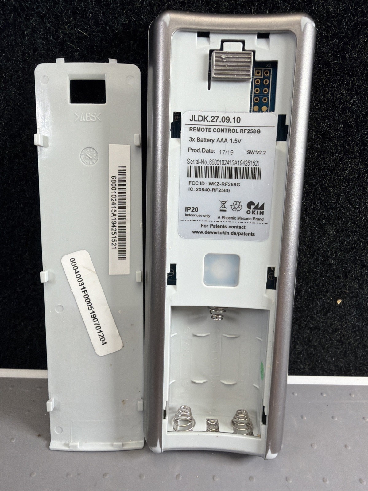 Serta Motion Essentials Adjustable Bed Replacement Remote RF258 G JLDK.27.09.10 gallery