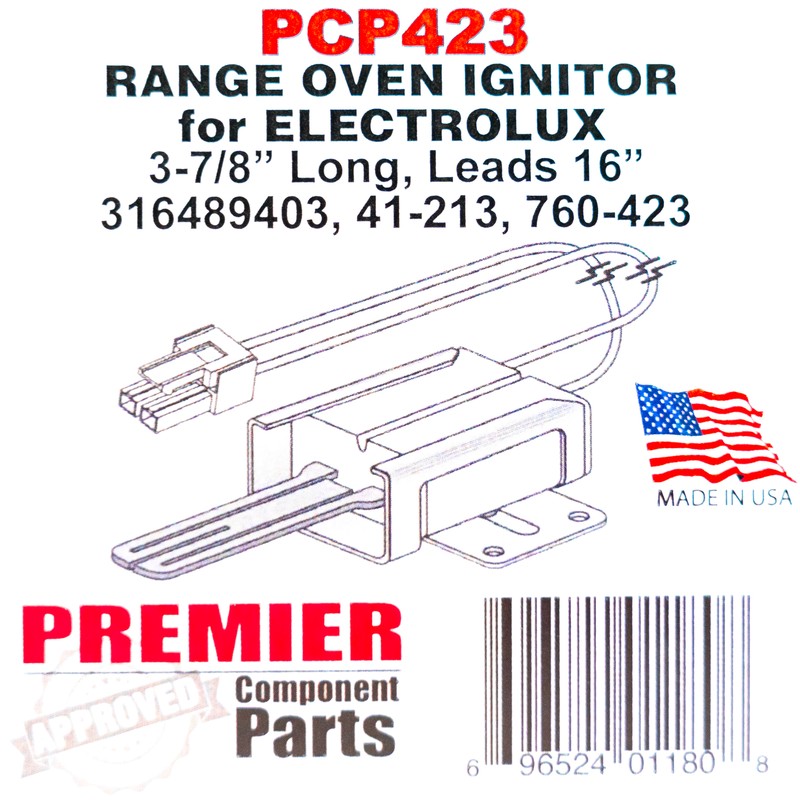 Premier Range Oven Stove Igniter for Electrolux Frigidaire 316489403 Made in gallery