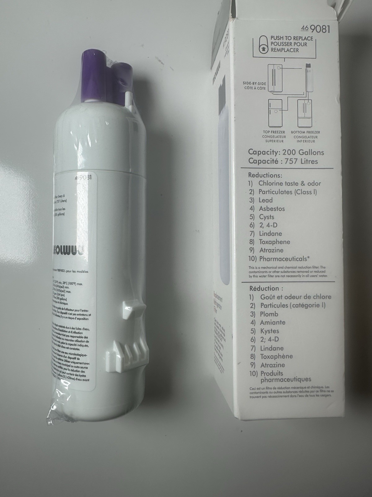 Meolwuu 9081 Replacement Refrigerator Water Filter 46-9081 NIB Free Shipping B6 gallery