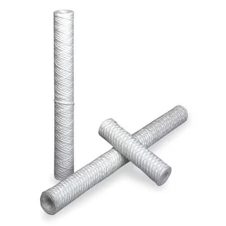 Parker 39R30a String Wound Filter Cartridge, 9 Gpm, 1 Micron, 2-7/16" O.D., 30 gallery
