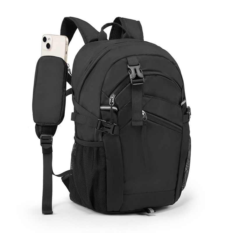 20L Hiking Backpack With Removable Phone Pocket Lightweight Small Daypack