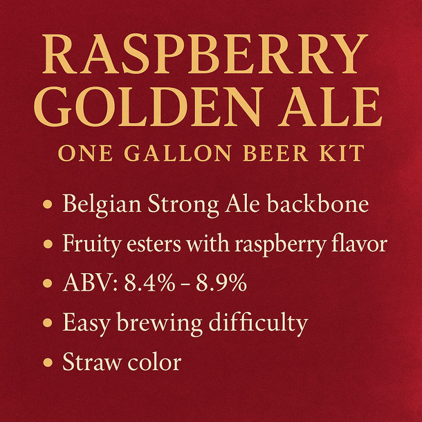 Brewers Best Raspberry Golden Ale One Gallon Beer Kit gallery