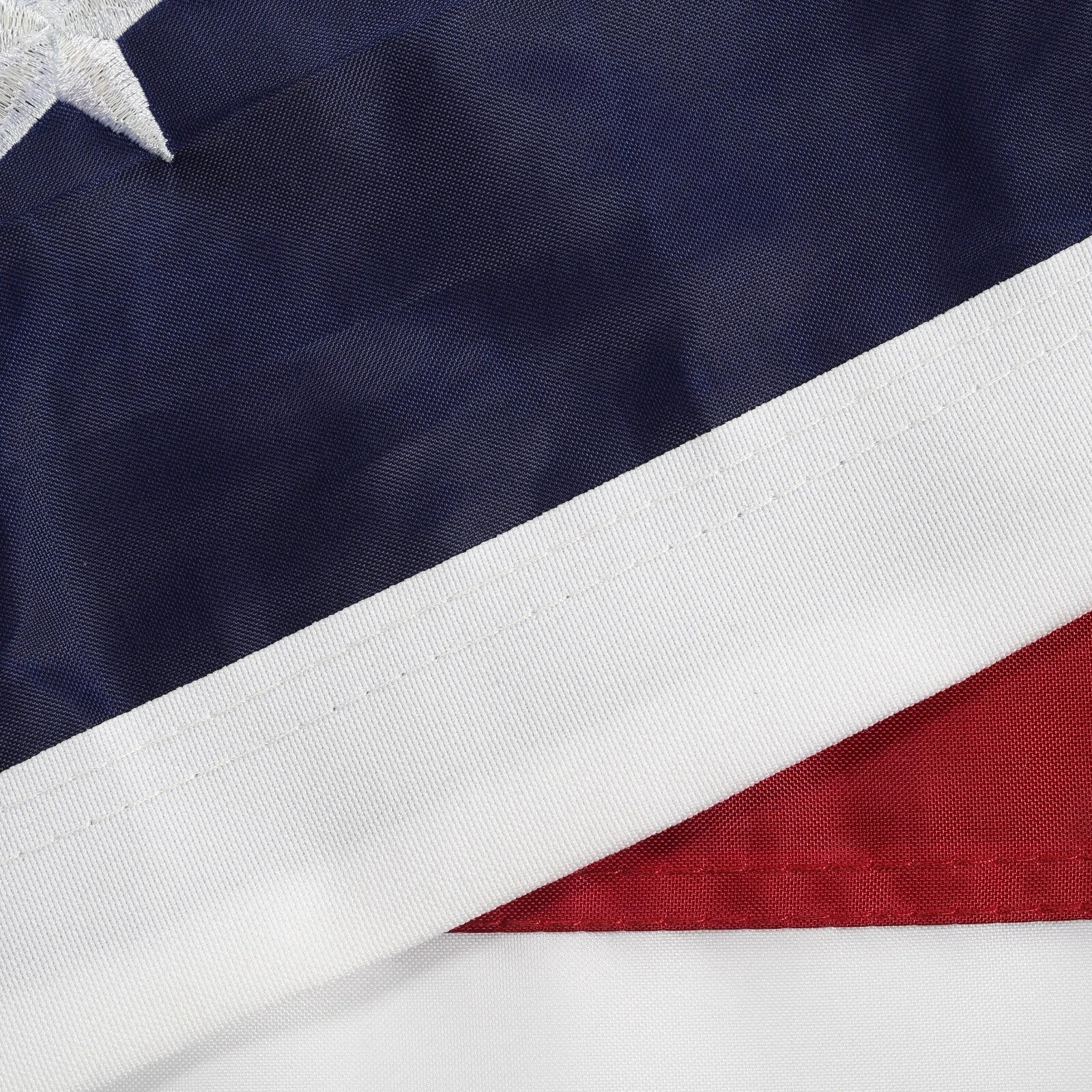 3x5 FT Outdoor Embroidered American Flag Made in USA Luxury Embroidered Star US gallery