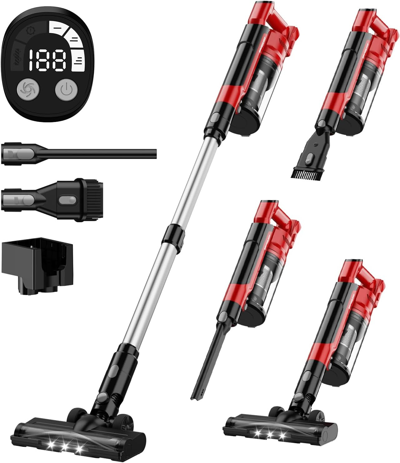 350W Cordless Vacuum for Milwaukee M18, 35Kpa, 6-in-1 HEPA Stick Cleaner gallery