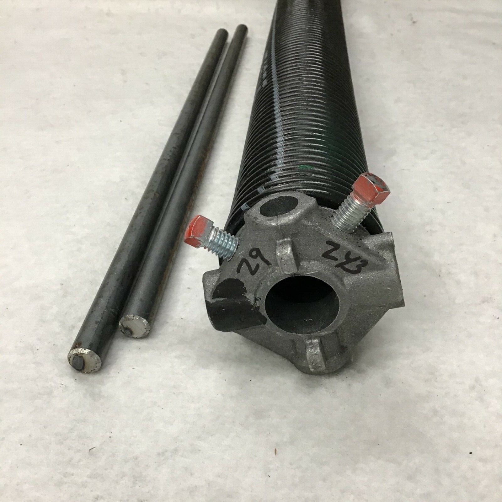 243 Torsion Spring .243 x 2" x 30" Left 2 Winding Bars Tool Garage Door Overhead gallery
