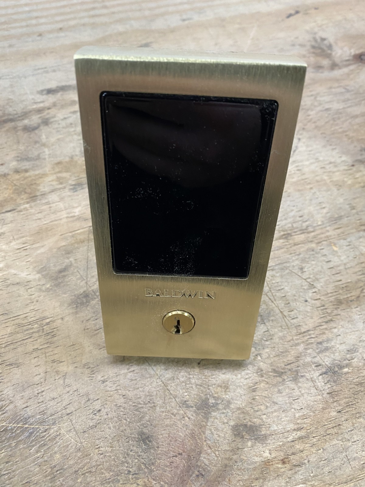 Baldwin 8225.044.ZW Touchscreen Minneapolis Z-Wave Deadbolt - Brass *READ* gallery