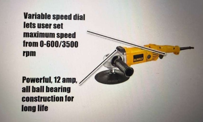 DEWALT DWP849 7 inch / 9 inch Variable Speed Polisher gallery