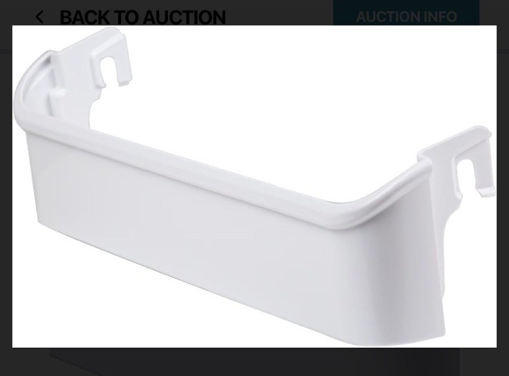 Middle + Bottom Door Bin Compatible with Refrigerator 240337901 240338101 gallery