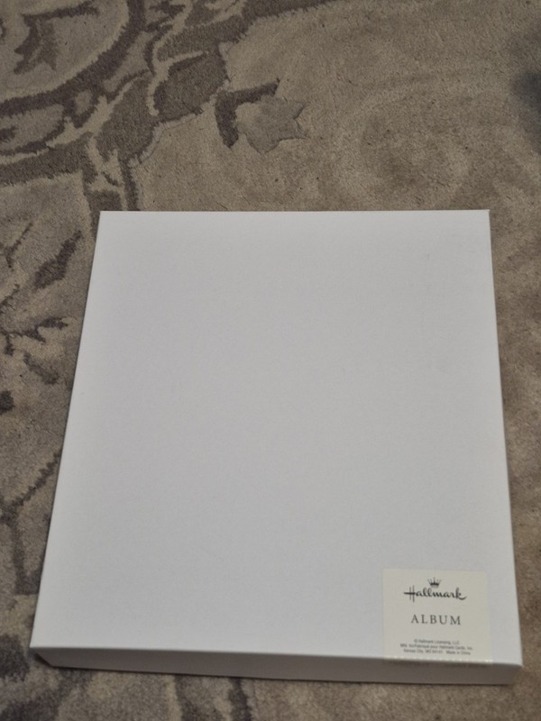 Hallmark Wedding Happily Ever After Memory Book Quilted Diamond Pattern Pearls gallery
