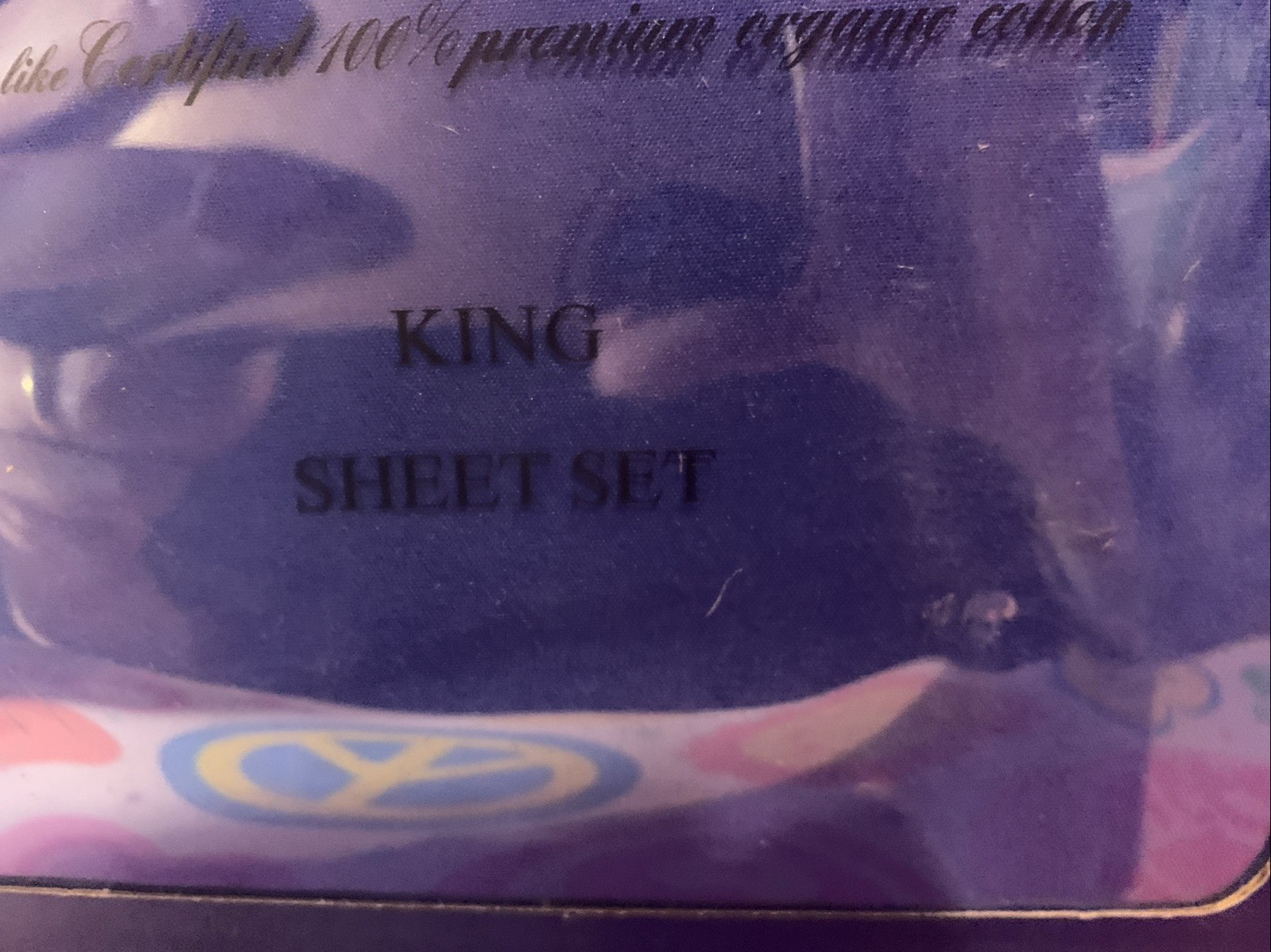 Tree Organic- 2000 Organic Sheet Set Solid Royal Blue KING 18" corners 4 PC gallery