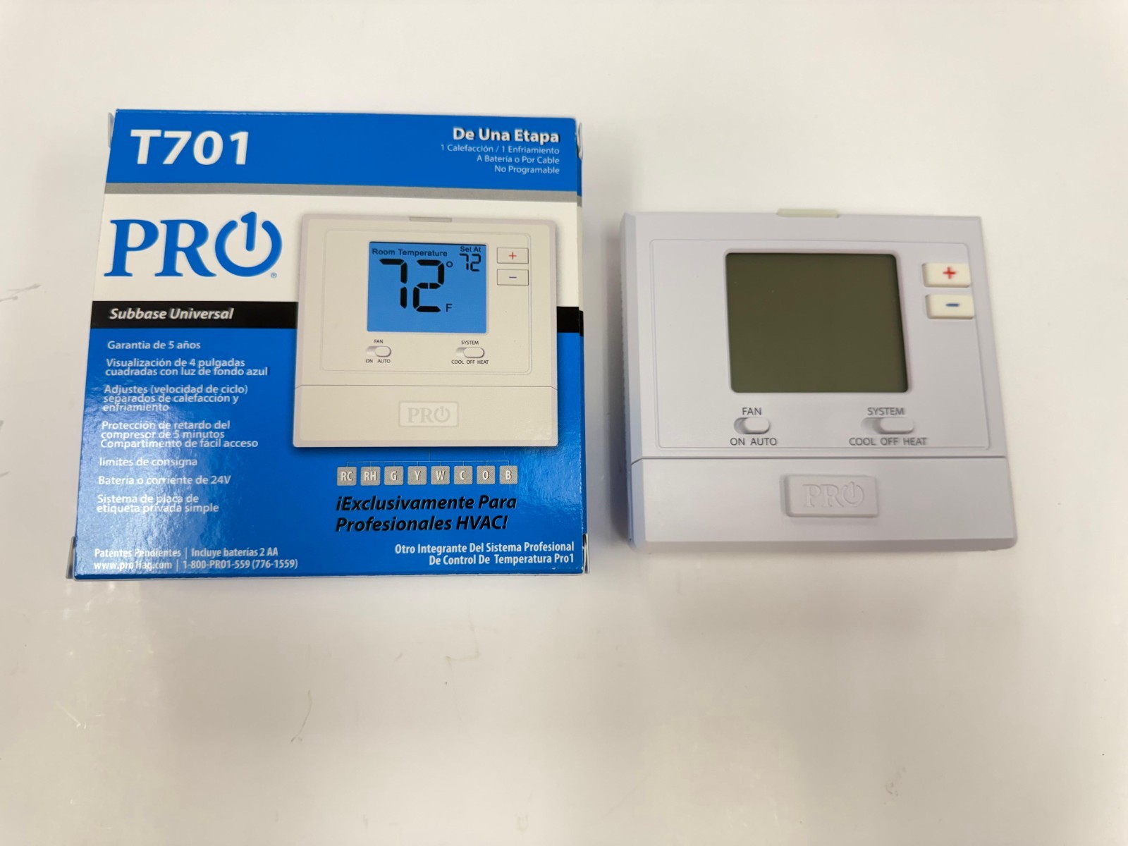 Pro1 IAQ T701 non-programmable digital thermostat gallery