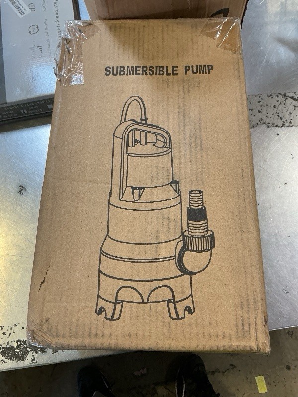 Sump Pump 1.5HP Clean/Dirty Submersible Water Draining Pump 5000GPH Water Pump gallery
