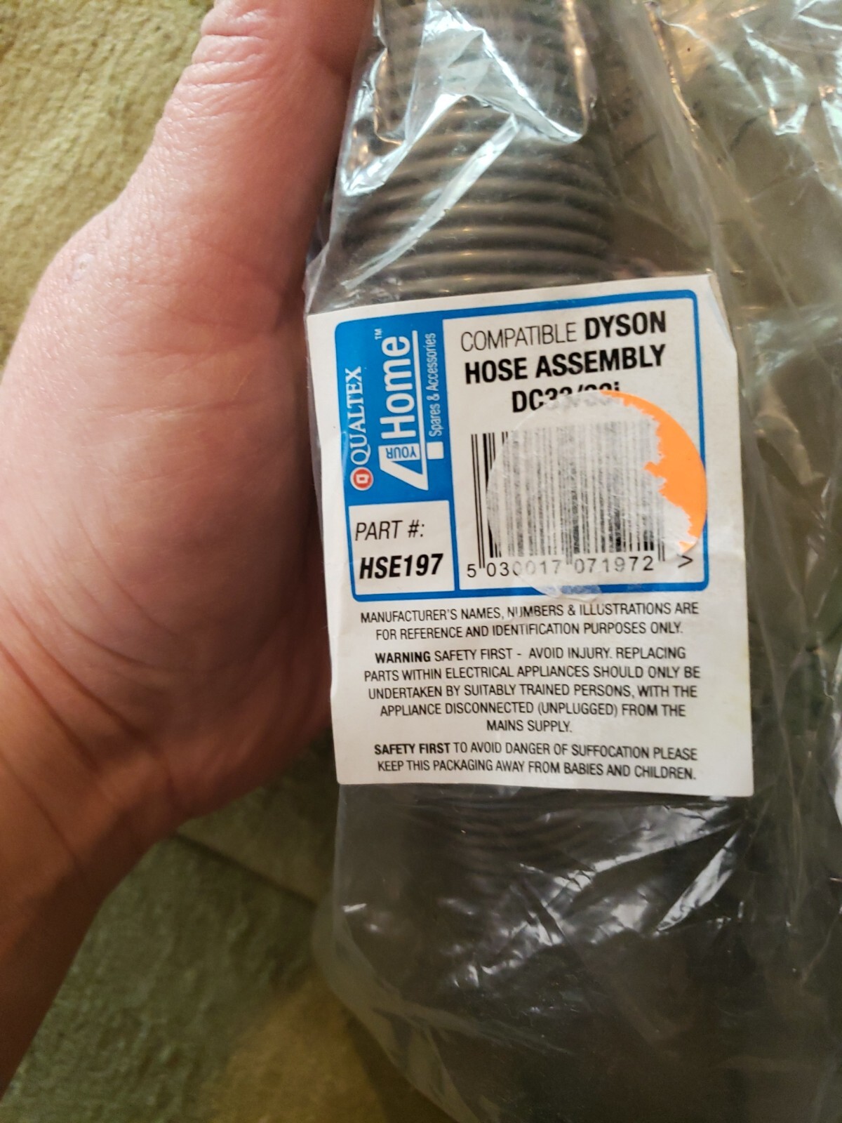 Qualtex Cleaner Stretch Hose Assembly Compatible With Dyson Cleaners part HSE197 gallery