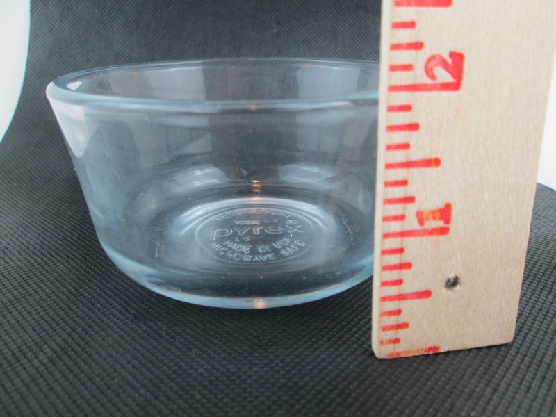 Pyrex 7202 1 Cup 236 mL Clear Round Glass Food Storage Bowl No Lid Made in USA gallery