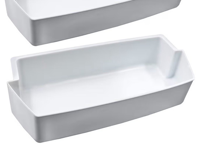 WP2187172 Replacement Whirlpool/Kenmore Refrigerator Door Bin - WHITE- 2187172
