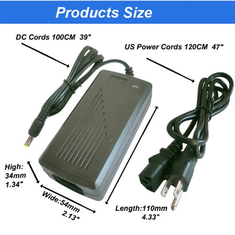 Switch LED Power Supply - 12V 5 Amp Transformer, 110v To 12V AC DC Adapter gallery