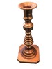 Brass Candlesticks Heavy 7 Inches Tall 4 Inch Square Felt Covered Base gallery