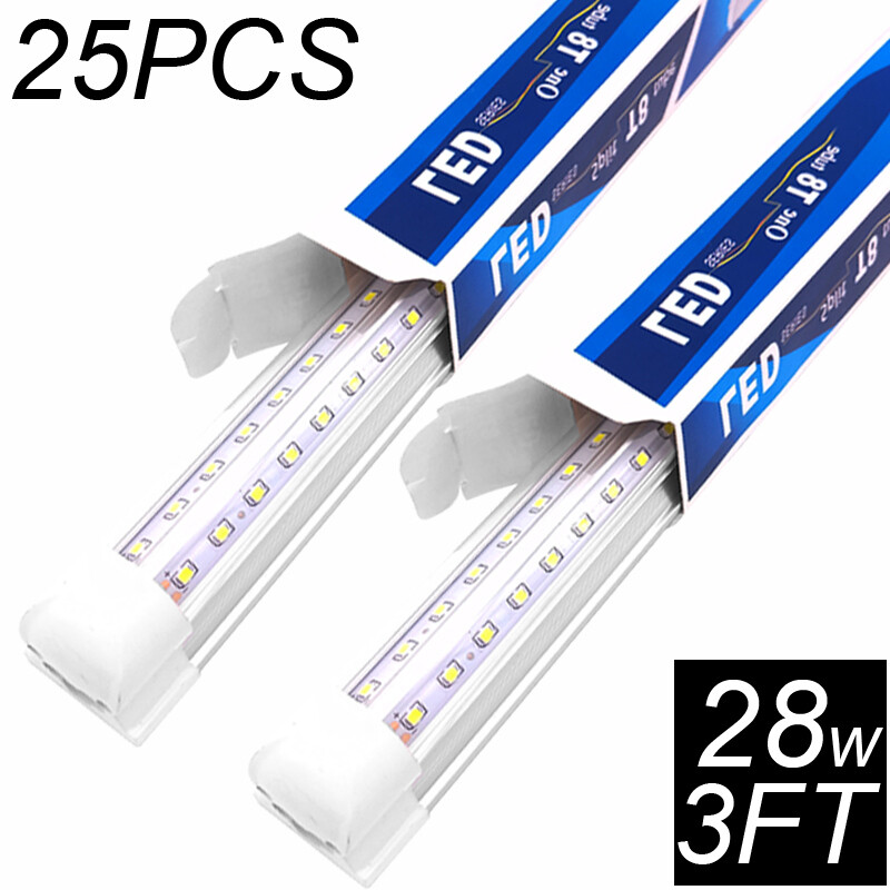 3Ft LED Shop Light Fixture 36'' T8 Integrated LED Tube 3 Foot Linkable Bulbs gallery